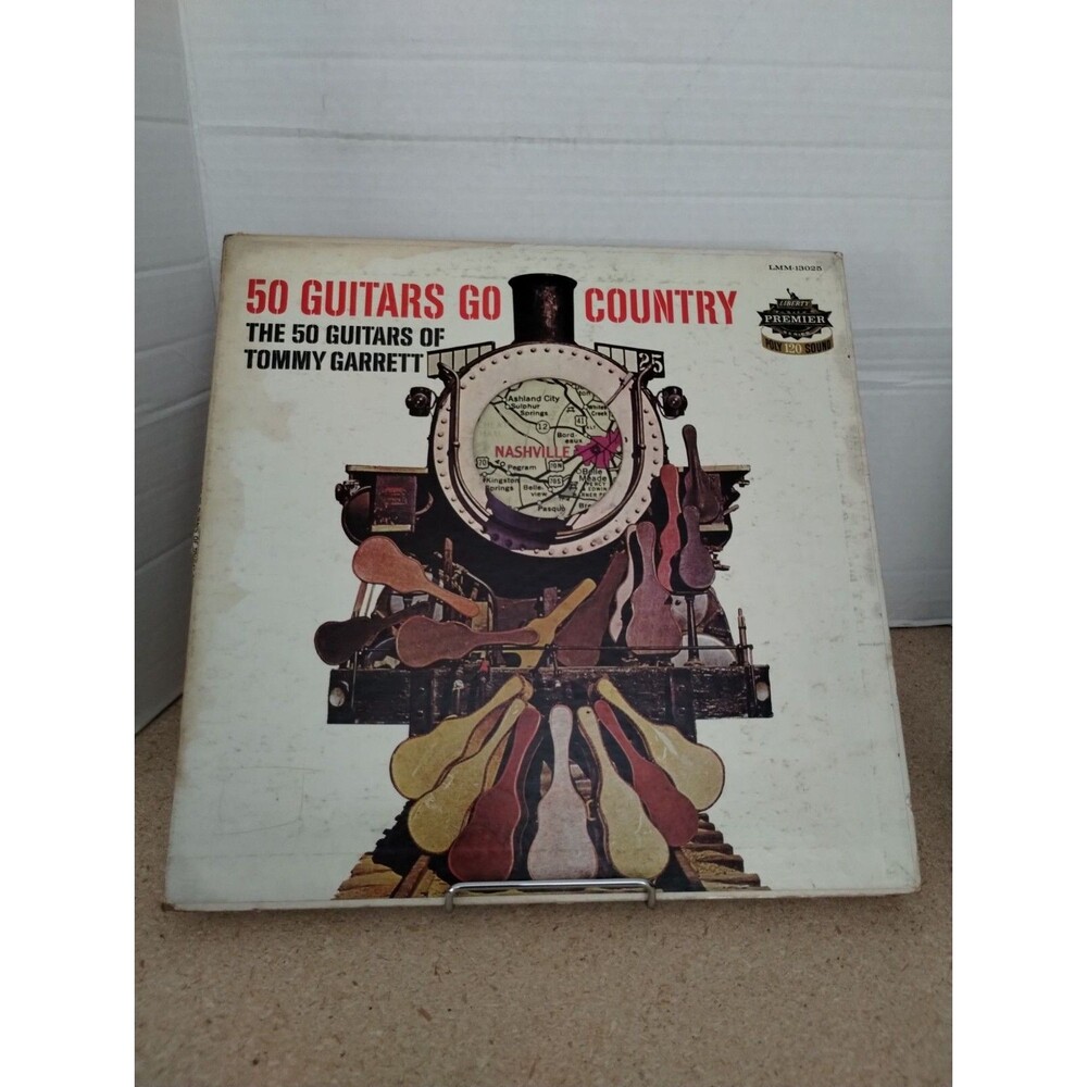 The 50 Guitars Of Tommy Garrett 50 Guitars Go Country LP LMM-13025